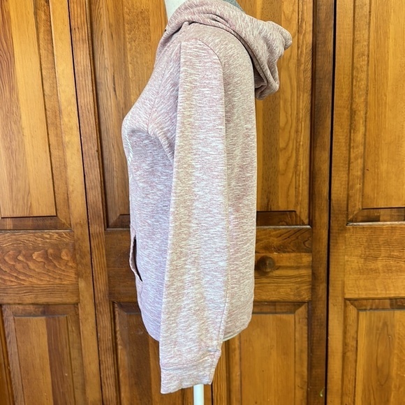 Vacationland Wear Graphic Hooded Sweatshirt Heathered Red w Kangaroo Pocket S - Picture 3 of 13